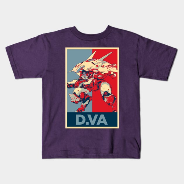 D. VA Poster Kids T-Shirt by Anguru